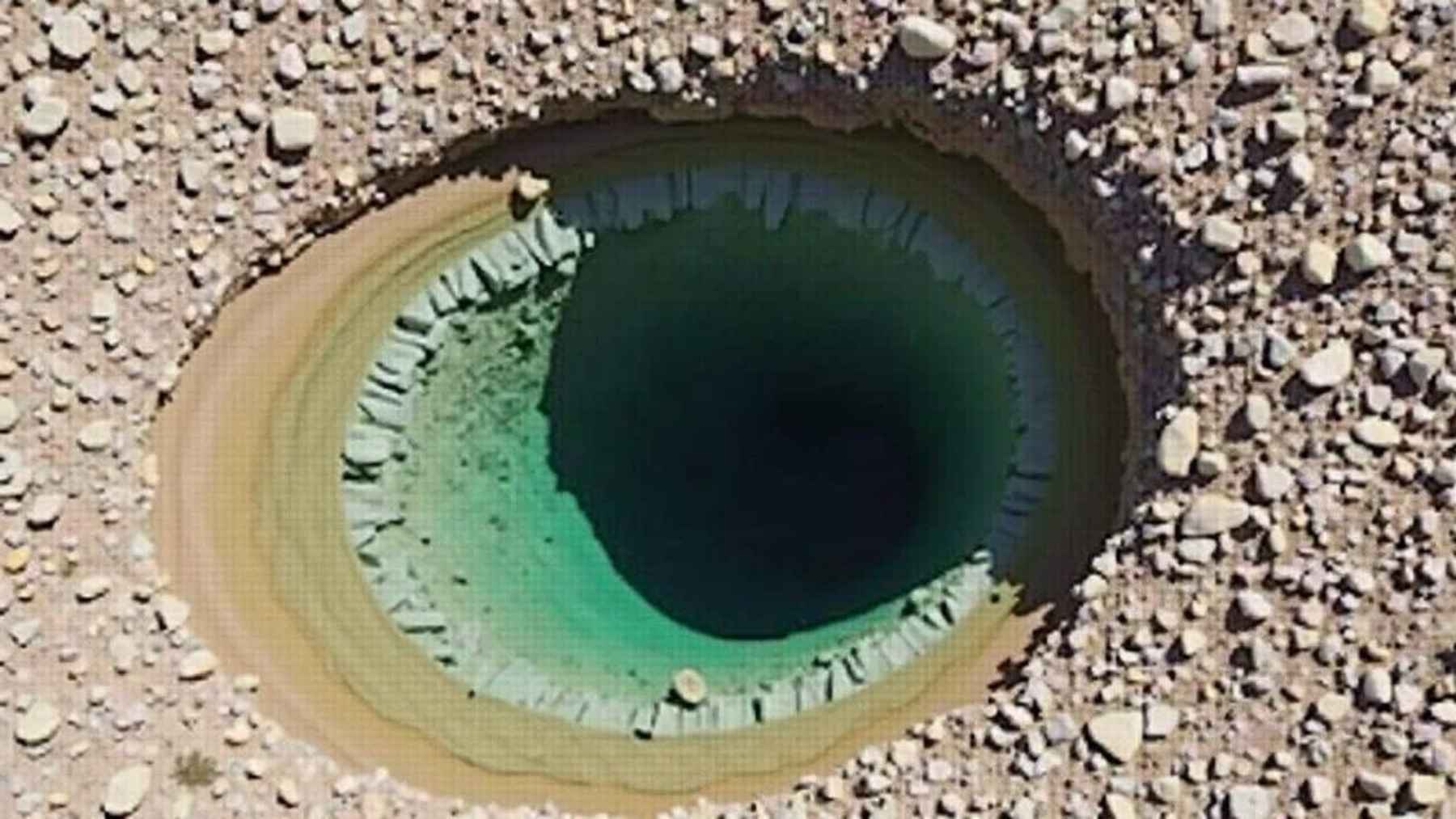 Abandoned coal mine borehole site in Australia emitting methane gas in a rural landscape