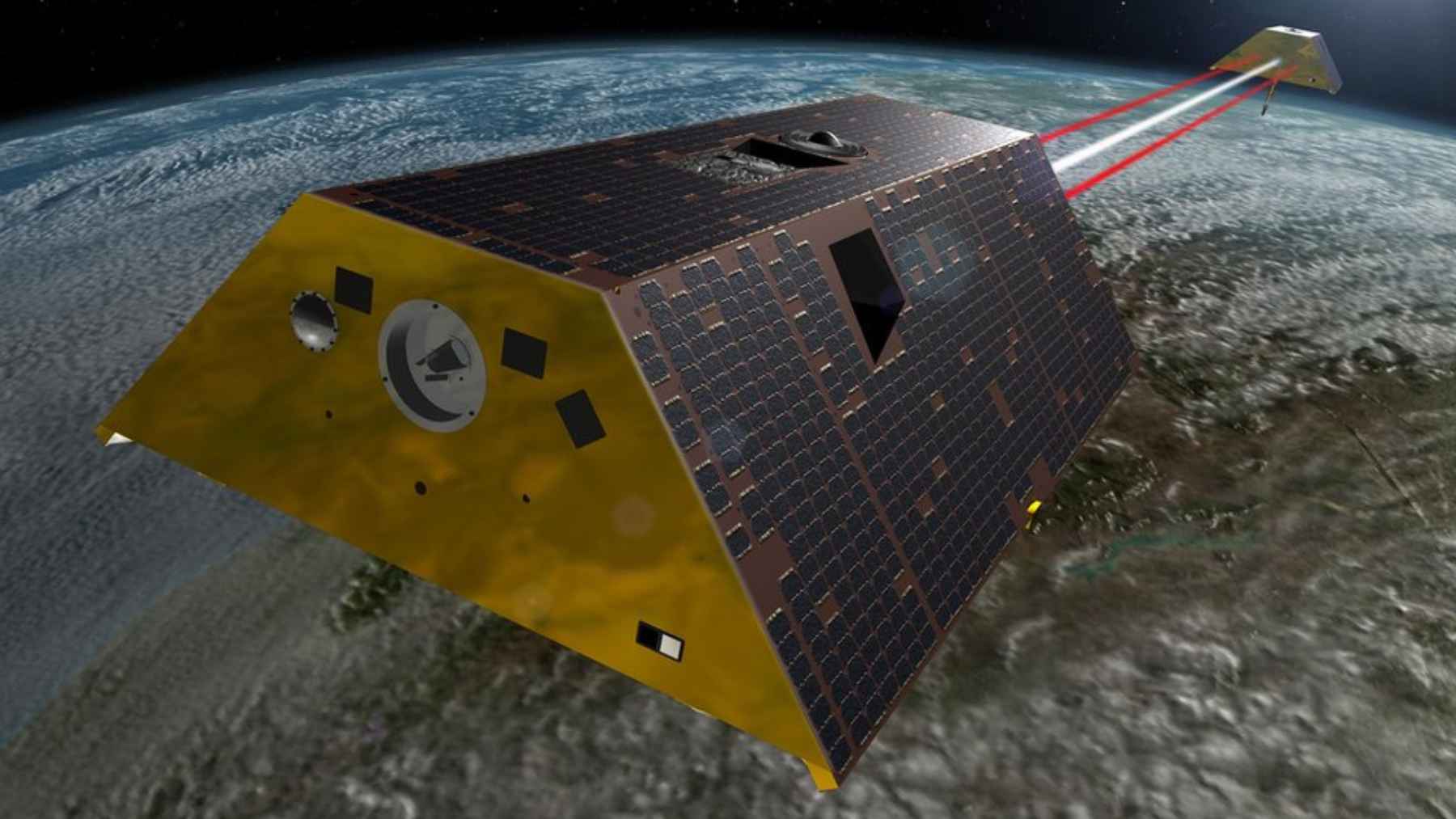 Satellite-based map showing global freshwater loss and expanding drought regions measured by NASA GRACE and GRACE-FO missions