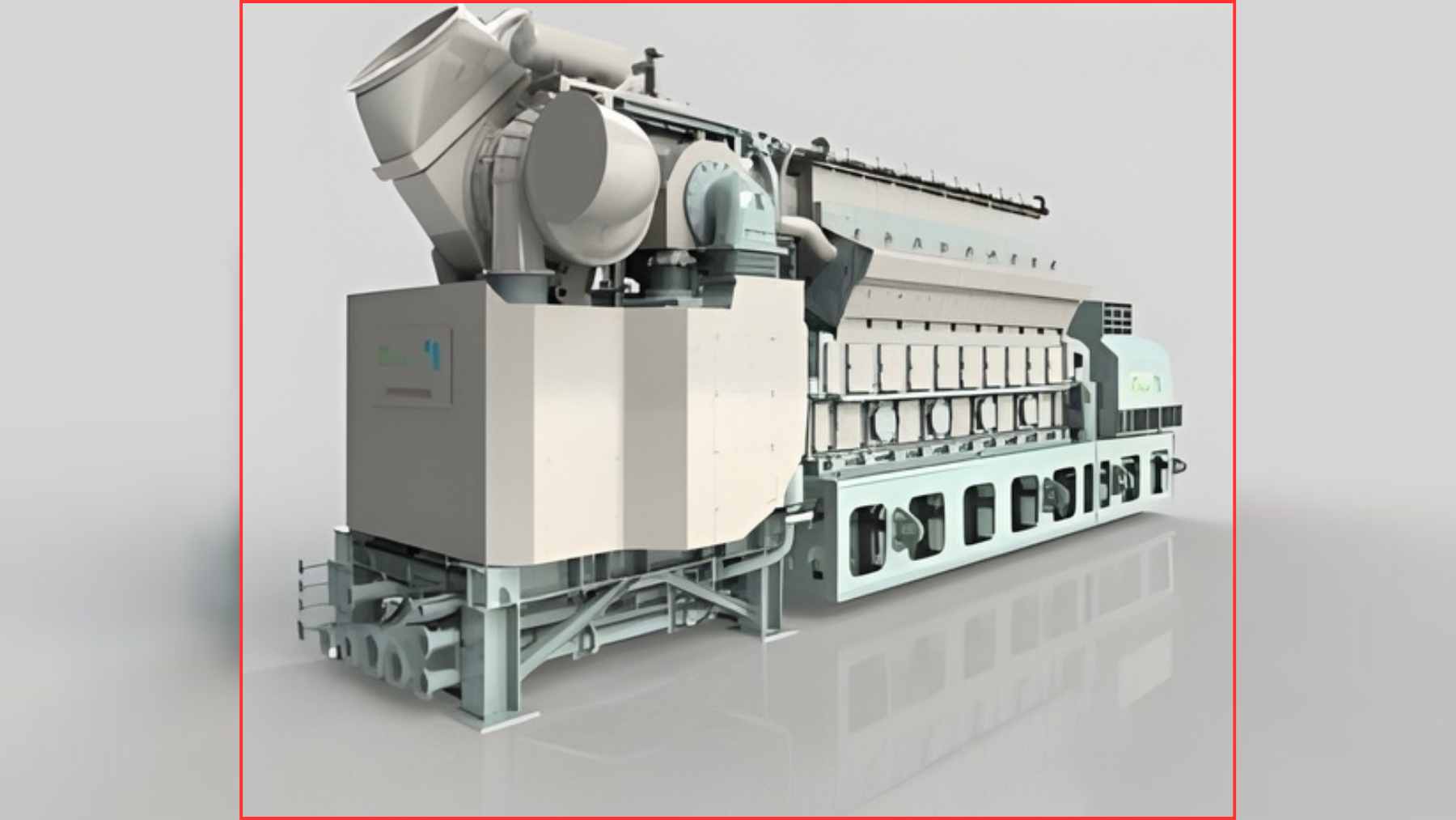 Kawasaki gas engine designed to run on a natural gas and hydrogen blend of up to 30 percent for power generation