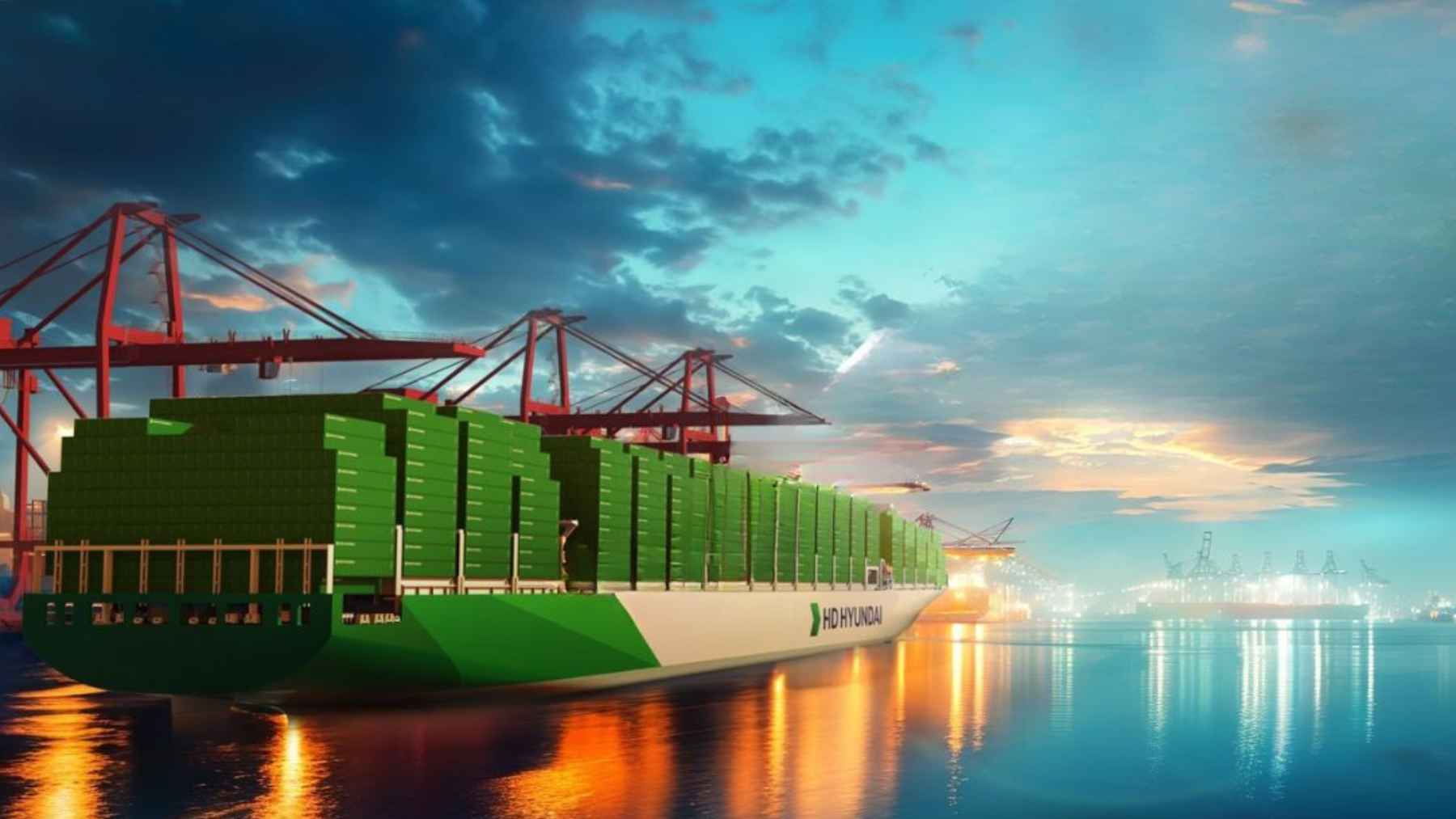 Large container ship concept powered by nuclear energy designed to eliminate fossil fuel use in global shipping