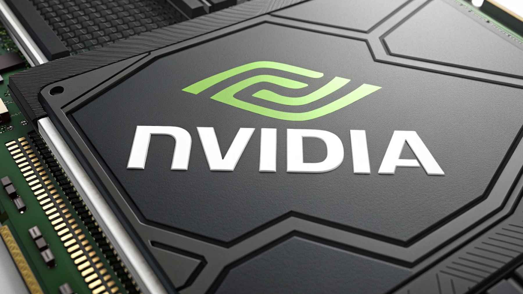 Nvidia AI chip hardware in a data center environment, representing the H200 chip production restart for China under export restrictions