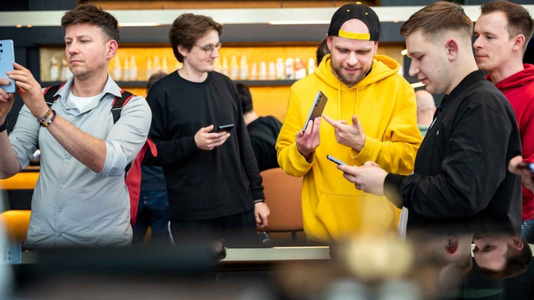 Samsung Galaxy S26 Ultra smartphone displayed with screen on, highlighting premium design and advanced features