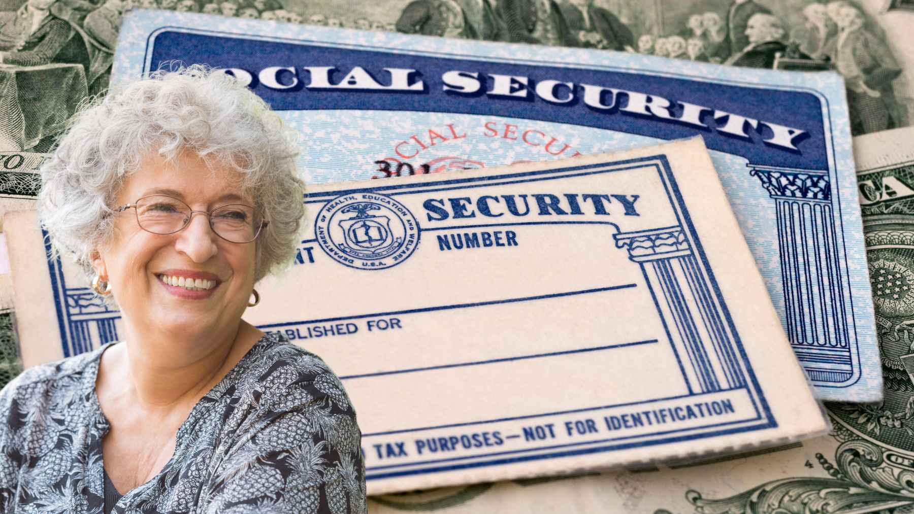 Older adult reviewing Social Security benefits and retirement planning documents at home