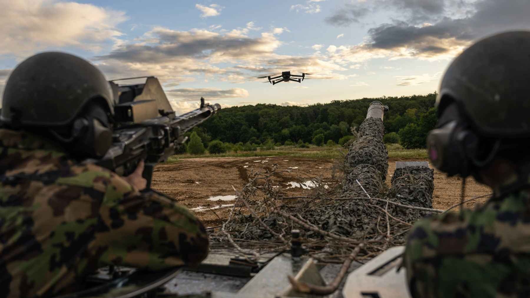 Swiss air defense system and military infrastructure as Switzerland increases spending on anti-drone and security capabilities