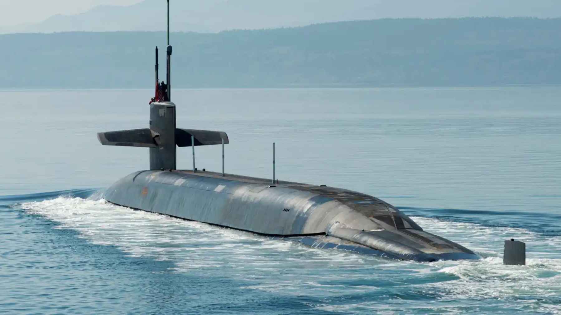 U.S. Navy nuclear powered submarine associated with the debate over Ohio class retirements and the environmental impact of submarine disposal.