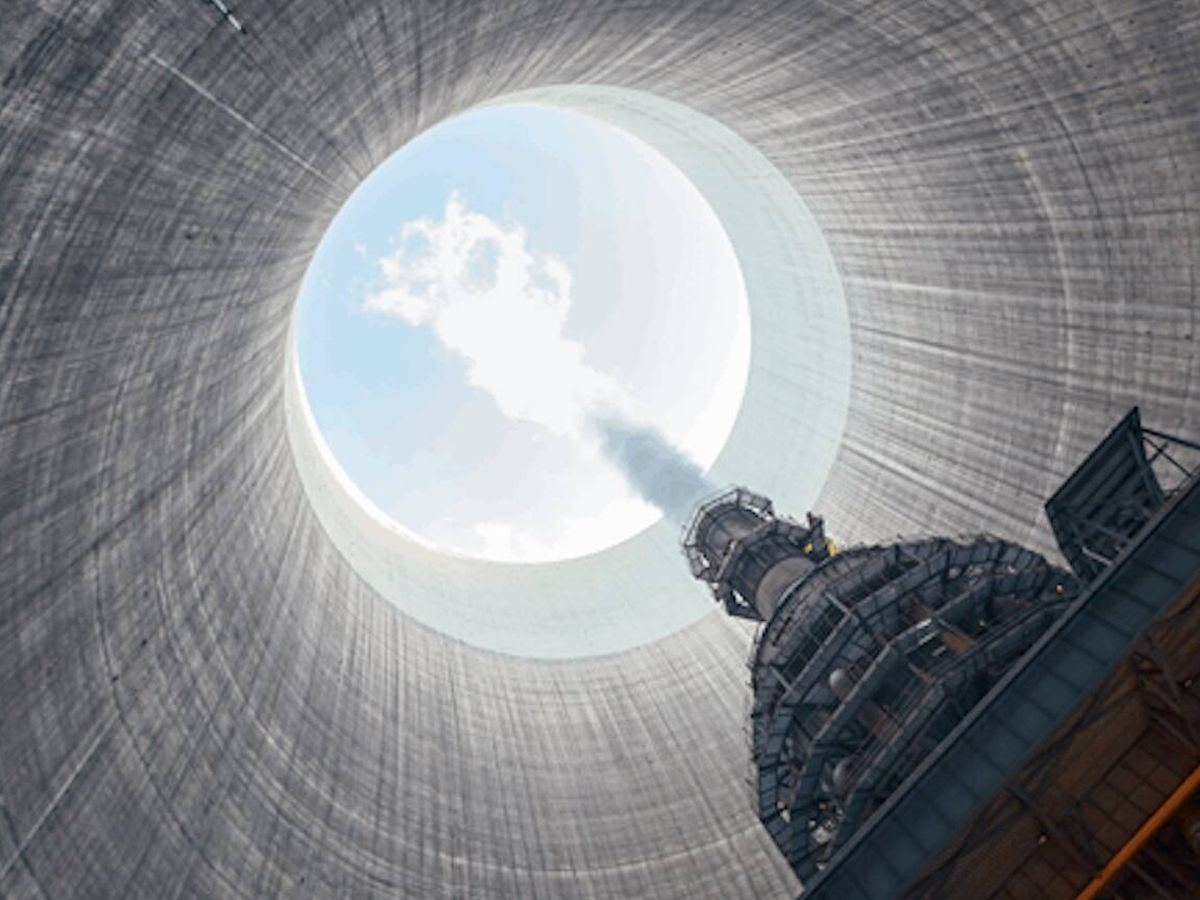 Deep geothermal plant in Cornwall generating electricity while extracting lithium from underground brine for battery production.