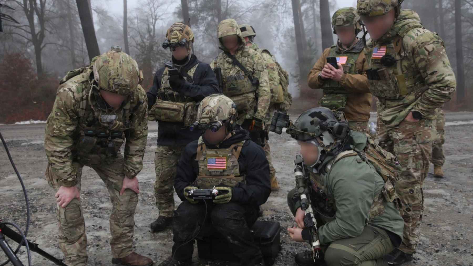 Green Berets slipped more than 90 miles undetected in a high-risk war exercise and nobody saw them 1 Green Berets operating in rugged terrain during stealth infiltration exercise using drones and night movement