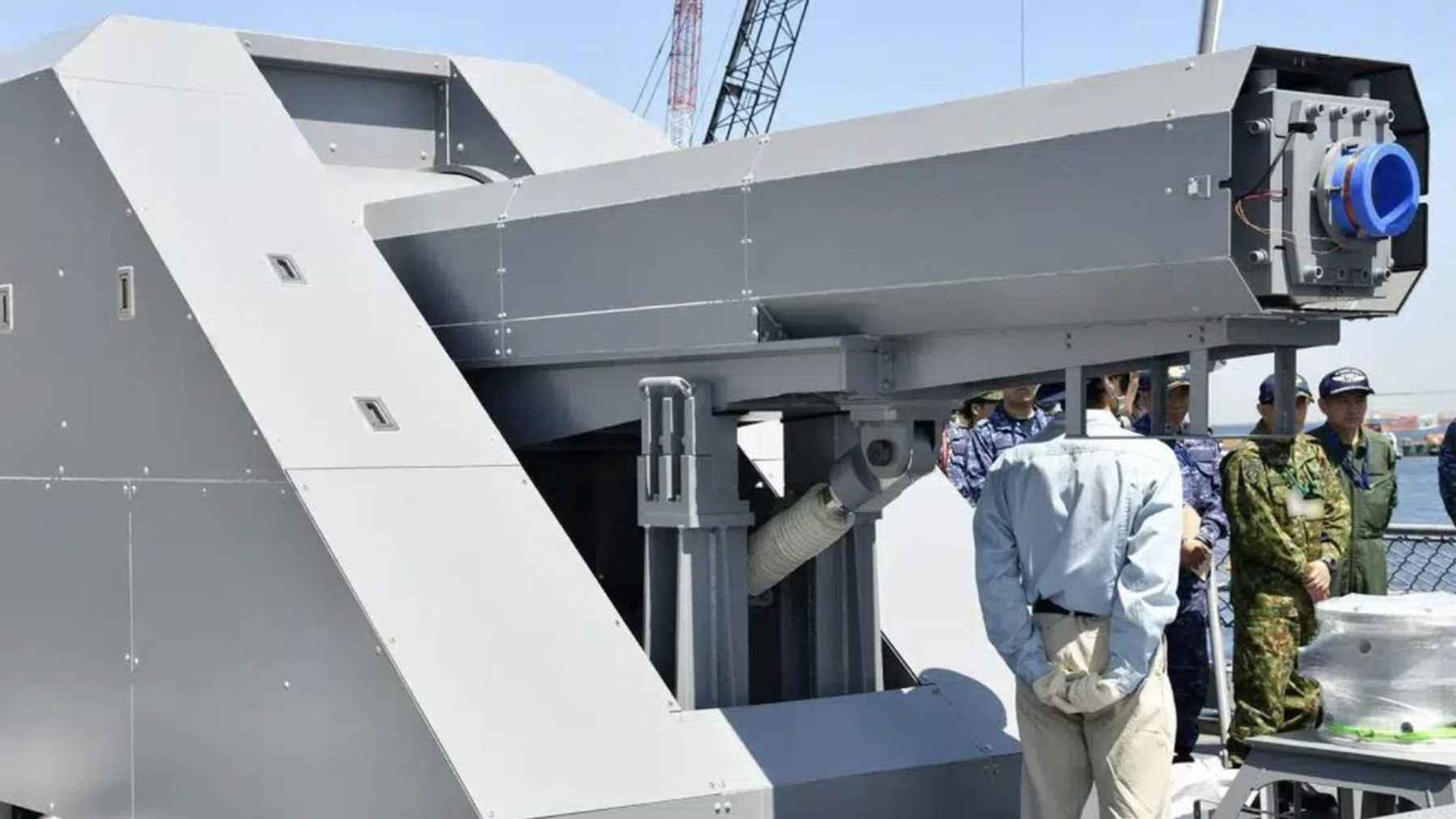 Military drone in flight representing Japan shift from combat helicopters to unmanned aerial vehicles