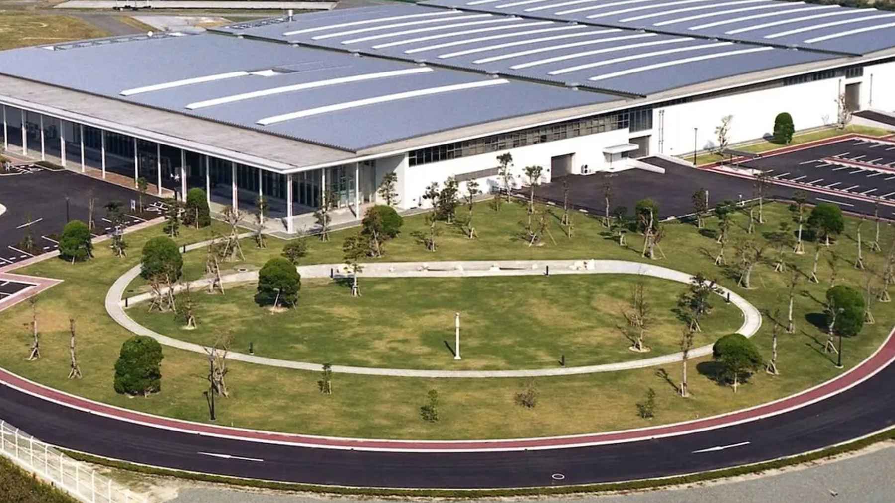 Osmotic power facility at a desalination plant in Japan generating electricity from the salinity difference between seawater and freshwater.