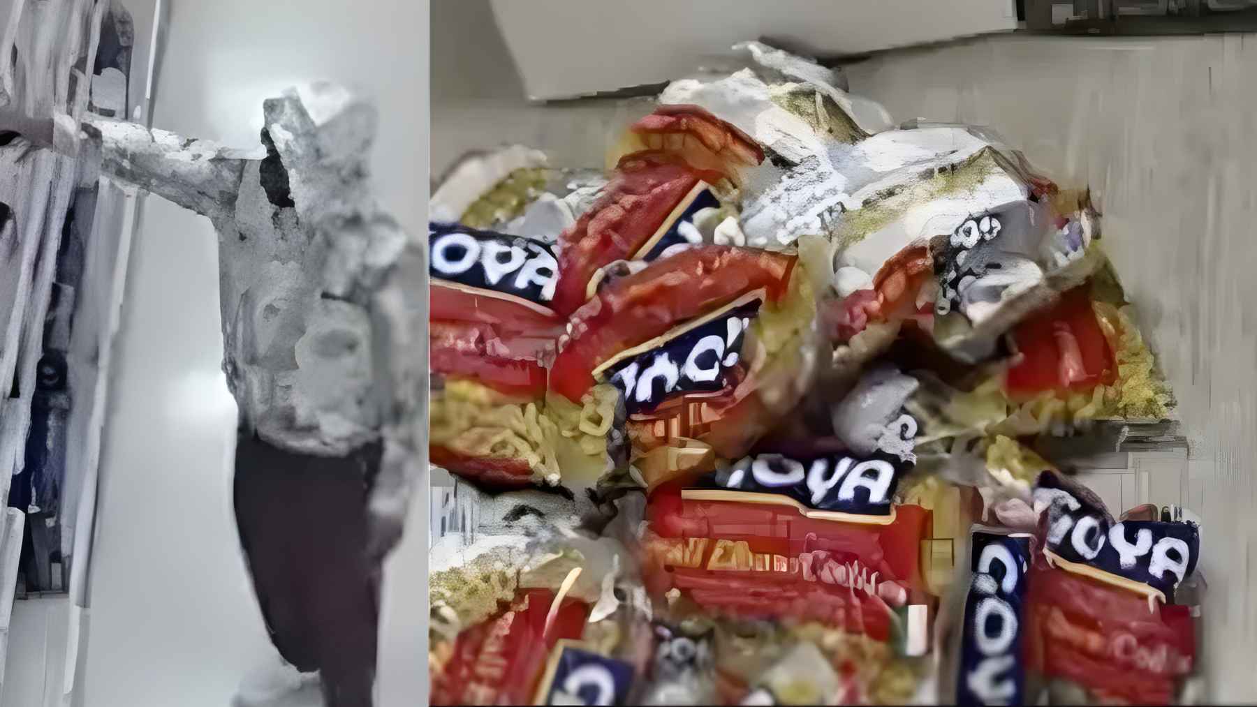 LEGO set box involved in alleged return fraud scheme where pieces were replaced with pasta before refund