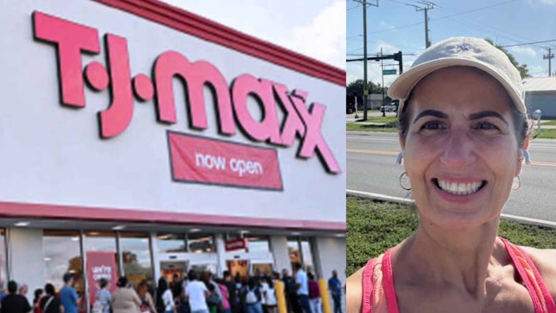 Retail store worker assisting customers in a TJ Maxx location after leaving a long career in public service