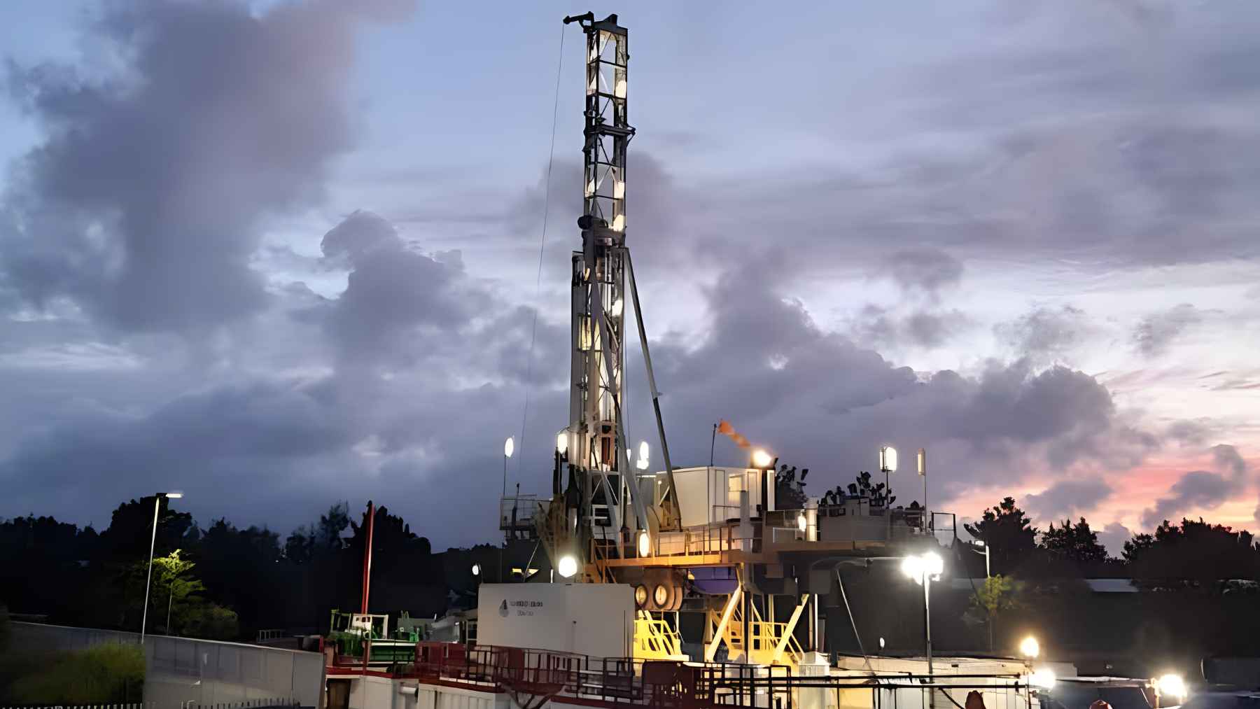 Geothermal energy plant in the UK extracting heat and lithium from deep underground wells
