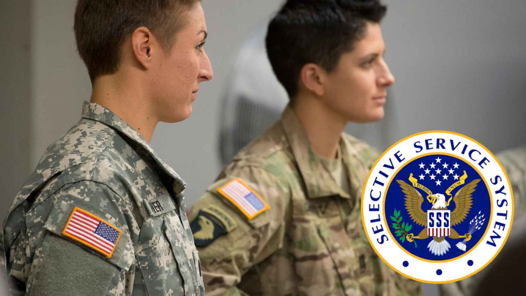 Young man completing government registration paperwork related to Selective Service enrollment