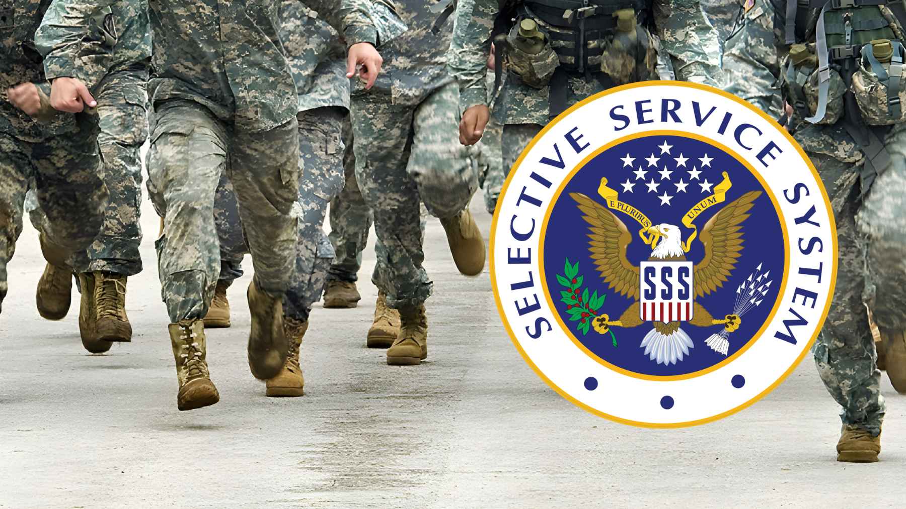 Young man filling out government paperwork related to Selective Service registration in the United States