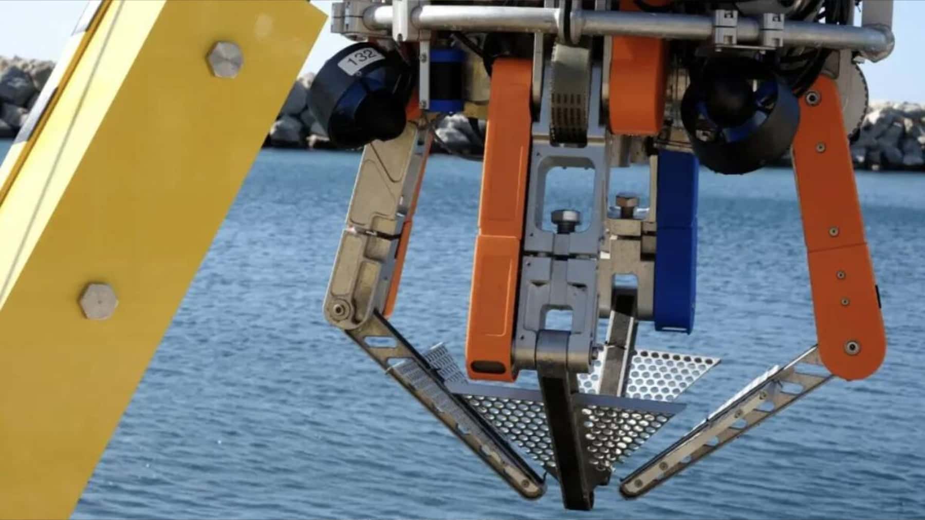 El robot, visto de cerca, SeaClear Project