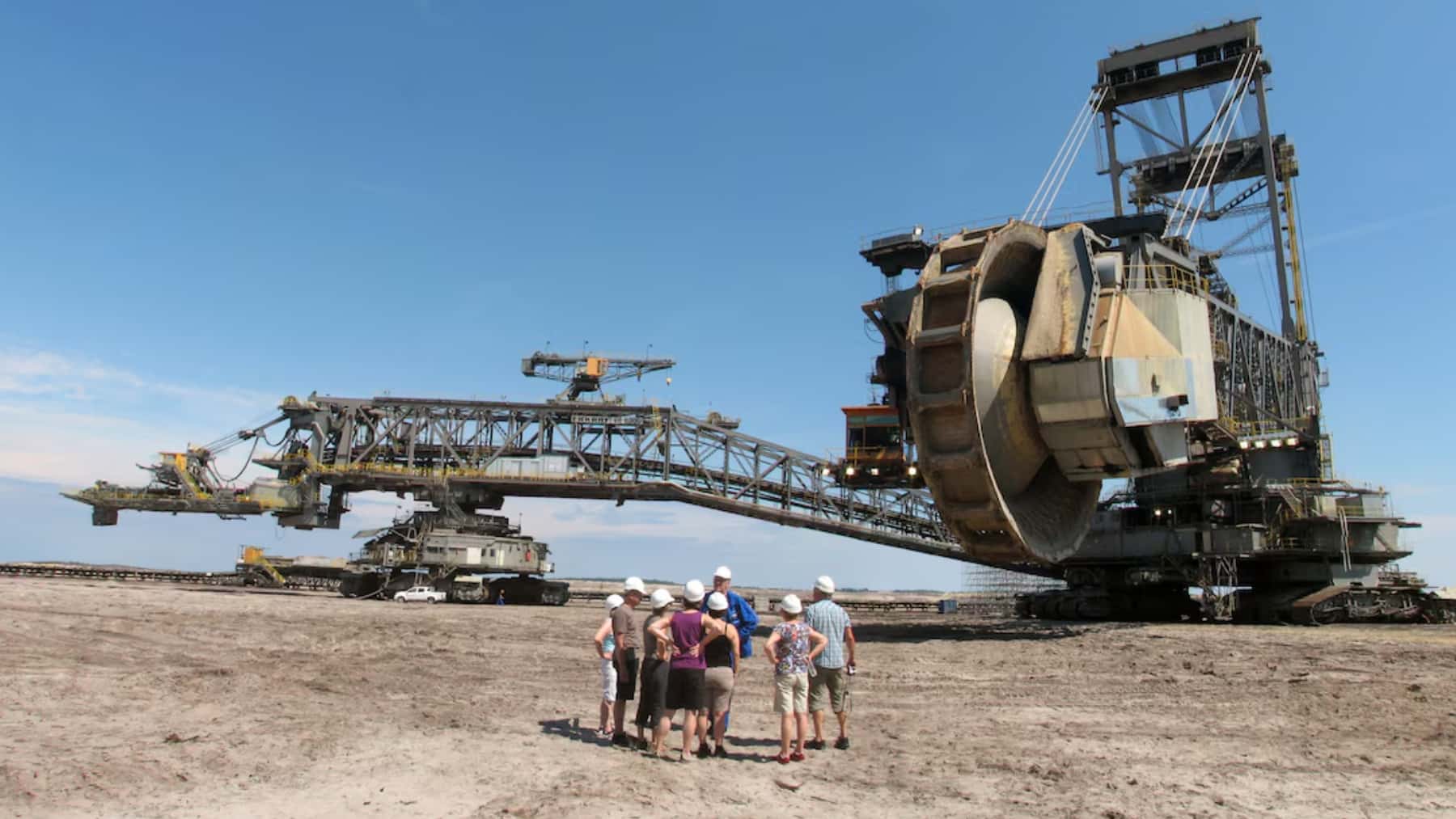 La imponente Bagger 293, antes conocida como MAN TAKRAF RB293, el vehículo más grande del mundo