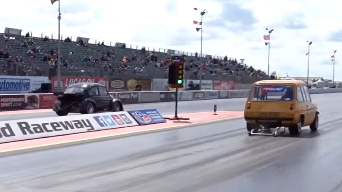 Se grabaron 3 carreras, con la mejor marca de 12,62 segundos a 101,65 mph.