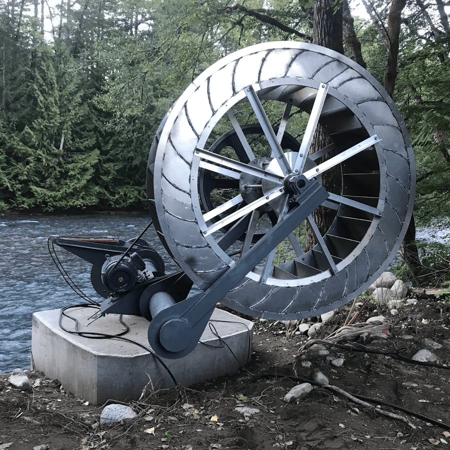 Un jubilado canadiense desarrolla sistema microhidráulico que genera hasta 36 kWh diarios con producción estable en río 1 sistema microhidráulico que genera hasta 36 kWh diarios